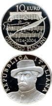 images/productimages/small/Italie 10 euro 2004 80e sterfdag Giacomo Puccini.jpg